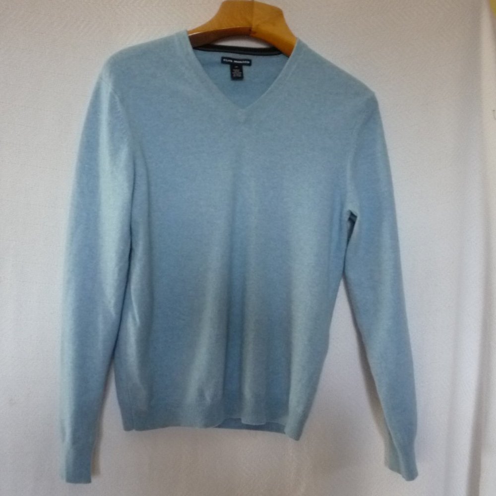 CLUB MONACO V NECK MEN SWEATER SZ SMALL P NWOT CASHMERE/COTTON